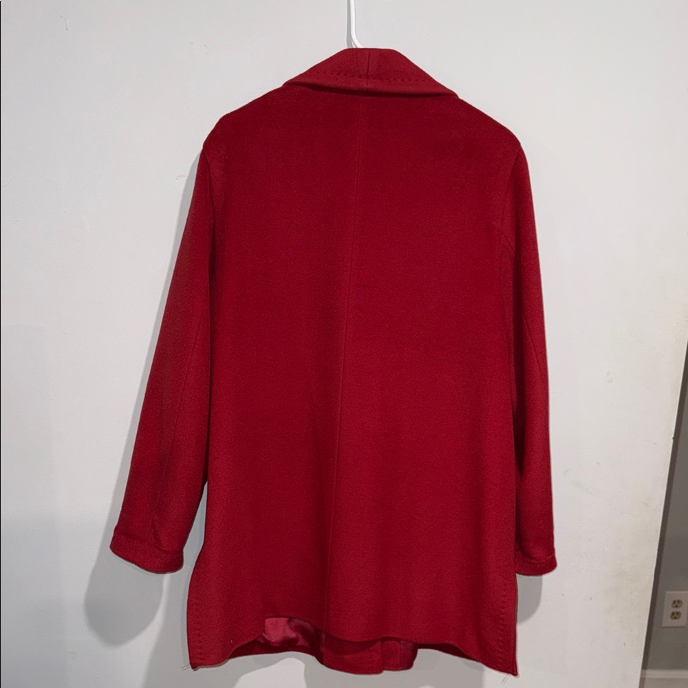 Cinzia Rocca Icons italian  Red Pea Coats - Picture 7 of 14